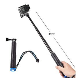 Operitacx Selfie Stick Aluminium Alloy Adjustable Telescopic Compatible with Digital Cameras DSLR for Outdoor Activities Travel