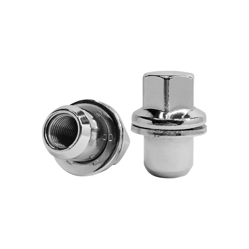 Oispyer 5PCS M14x1.5 Chrome Wheel Lug Nut 22mm Hex Compatible