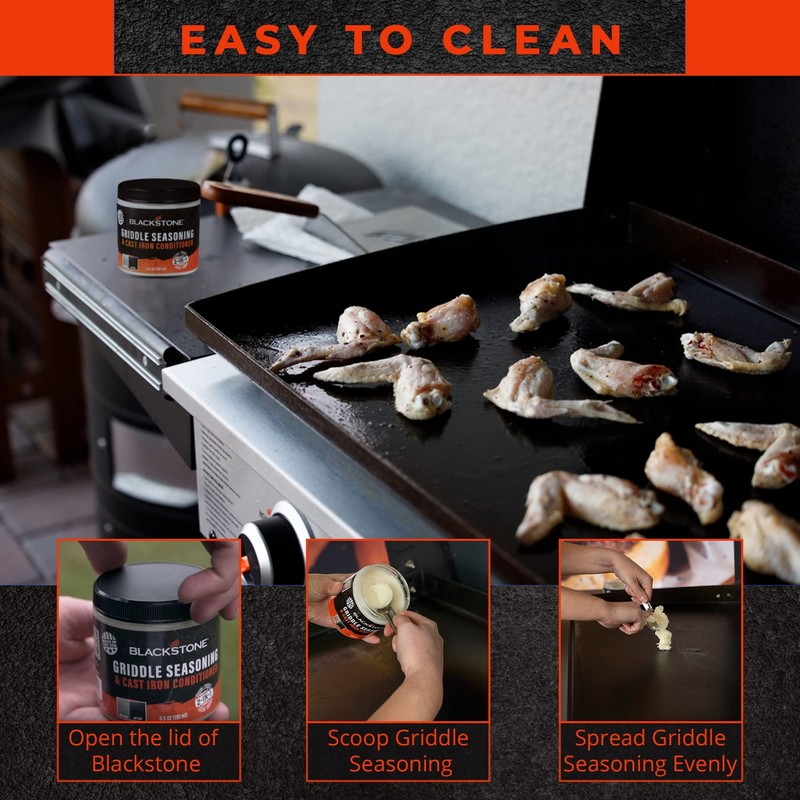Blackstone 2-IN-1 Griddle & Cast Iron Seasoning Conditioner 6.5 OZ–