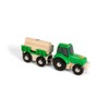 BRIO Bahn 33799 - Traktor mit Holz-Anhänger