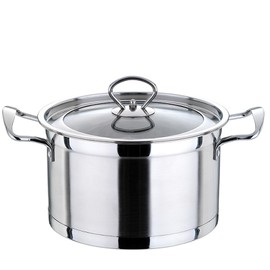 Small SouptPot with Lid - 4 Quart Stainless Steel Stock Pot, Cooking Pot, Soup Pot with Lid, Small Pots for Cooking, Induction Pot Stew Pot Pozole Pot