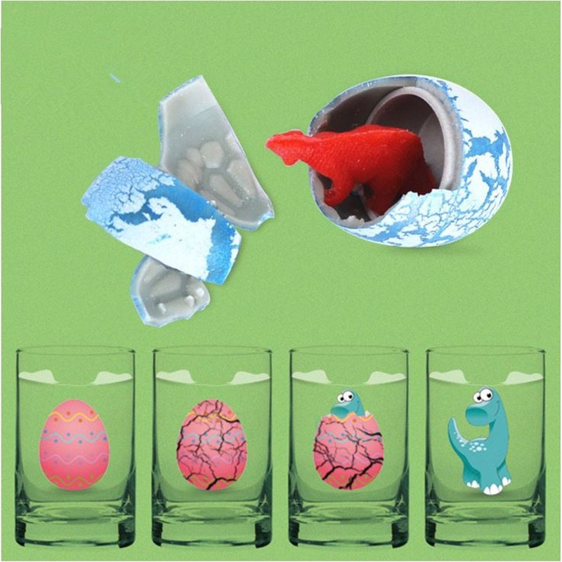 60PCS Hatching Growing Colorful Mysterious Animal Eggs, Black