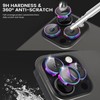 Doopwxcc for Pro/Pro Max Camera Lens Protector, 9H Hardness Tempered