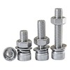 Stainless Steel Hex Socket Head Cap Bolt M5 Full Threaded