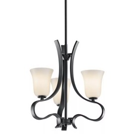 Kichler 42522 Ribbons 20 Inch Wide 3 Light Mini Chandelier Orig $297