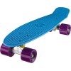 Ridge Retro Mini Cruiser Board 22" Skateboard BLUE Deck PURPLE