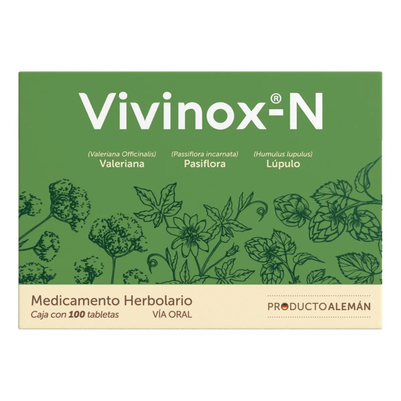 Vivinox-n Medicamento Herbolario 100 Tablet