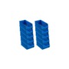 Economy Set 10 x Blue Storage Boxes 4.1 with Handle