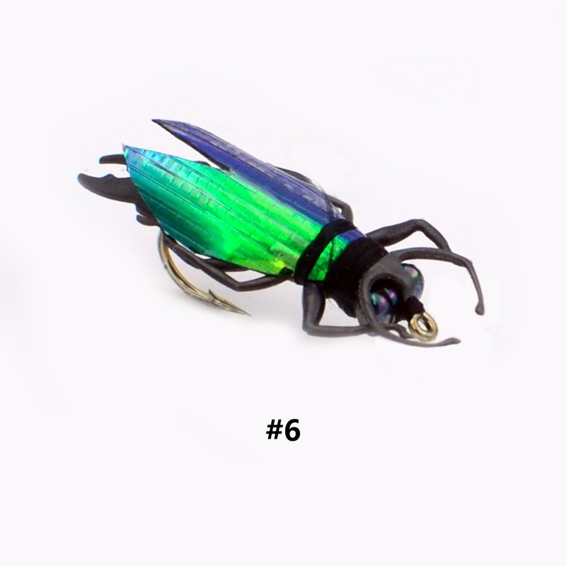 YAZHIDA Fly Fishing Flies, Simulated Insects (Winged Beetle)