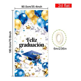 Pancarta De Graduación Feliz Graducación 2026 En Español