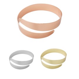 Tonone 3 Pieces Upper Arm Bracelets for Women Adjustable Upper Arm Cuff Set Minimalist Boho Punk Spiral Arm Bracelet Swirl Arm Bangle Set Adjustable