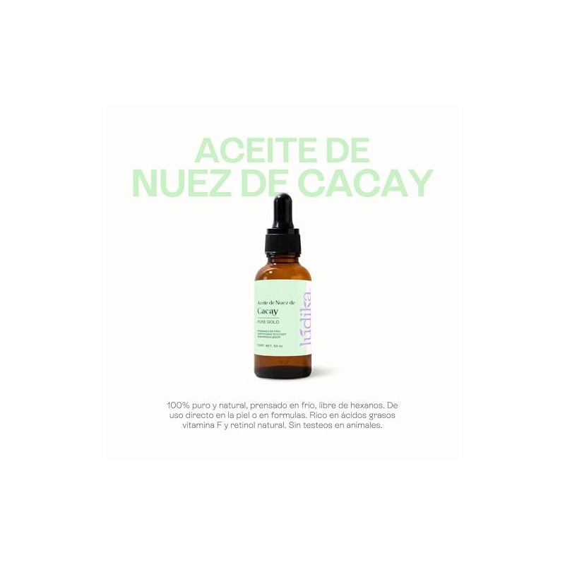 Aceite de Cacay 50 ml | Sérum Antiedad con Retinol
