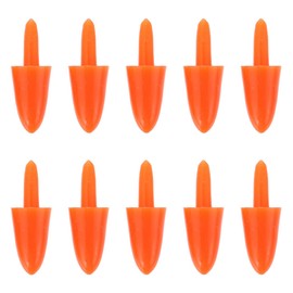 DOITOOL 200 Pcs Snowman Noses for Crafts Plastic Orange Small Carrot Nose Findings for Christmas Snowman DIY Holiday Decoration