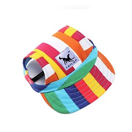 Dog Baseball Cap Outdoor Pet Sun Hat Summer Canvas Visor Puppy S-XL AU
