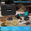 Hlrmsat Cordless Angle Grinder 5-Inch,21V Brushless Power Grinder Tool with