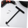 CIYODO 29 cm Black Stainless Steel T-Hook - Practical Tool