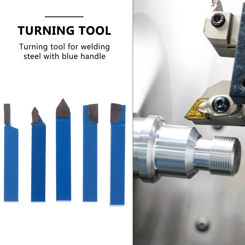 VILLCASE 5pcs Carbide Tip Tipped Cutter Tool Set Cutting Welding