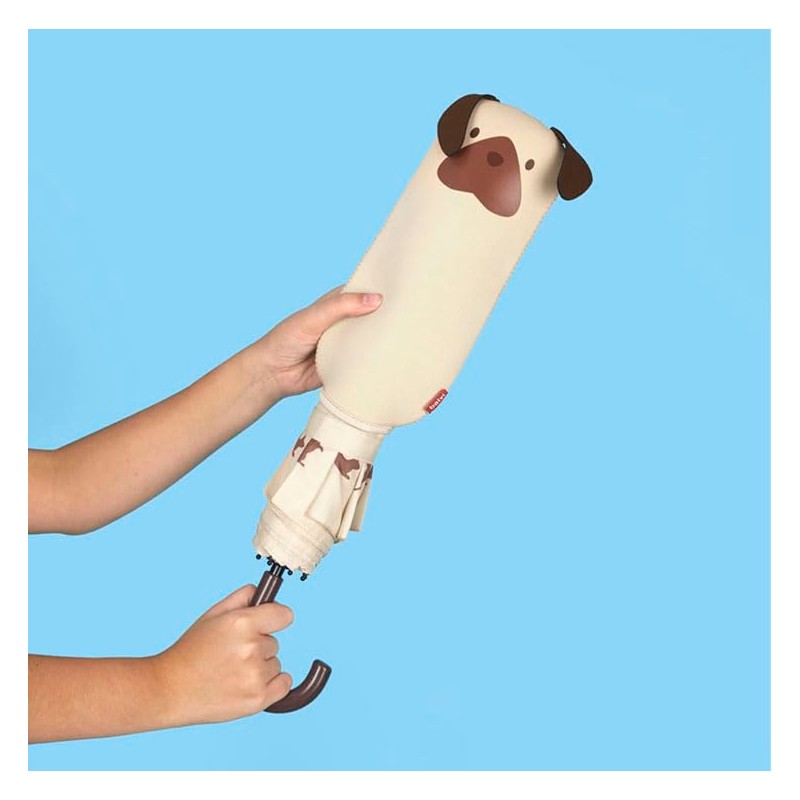 balvi Puppymbrella Umbrella Beige Includes Neoprene Cover in the Shape