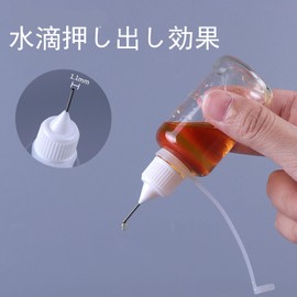 Mirhua Needle Bottle Needle Tip Applicator (Set of 10) 10ml Glue Bottle DIY Cooling Tool with Needle Dropper Reusable