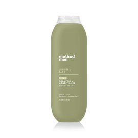 Method Men 2-in-1 Shampoo + Condtioner, Juniper + Sage, 14 Ounces.