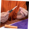 WOONEKY 6pcs Mini Folding Nail Files Double-sided Reusable Nail Files