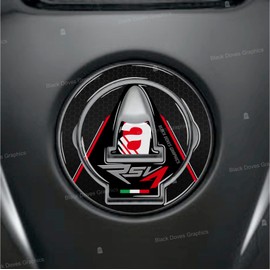 Aprilia RSV4 3D Fuel Cap Sticker Compatible