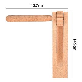 Bohue Wooden Spinning Ratchet Orff Percussion Instrument Handheld Noisemakers Educational Toy for Kids (2)