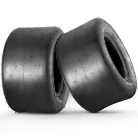 MaxAuto Set of 2 13X6.50-6 Lawn Mower Tire, 13X6.5-6 Lawn Tractor Tires, 13X6.5X6 Smooth Turf Tire for Zero Turn Mower, 4PR Tubeless/Load Range B