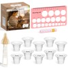 Flange Inserts 10PCS 15/16/17/18/19mm for 24mm Pumps, Flange Sizing Kit