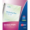 Avery 75536 Semi-transparent Standard Weight Protectors Top Load 100 Document
