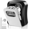 Kiuiom Key Safe Wall Mounted, Key Safe Outdoor, Key Safe