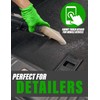 Xtremeauto Nitrile Gloves - Disposable Gloves, Diamond Grip Green -