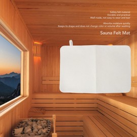 Sauna Felt Mat, Sauna Tent Mat, Water Absorption Soft Comfortable Sauna Bath Felt Cushion for Bathroom