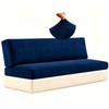 2 Piece RV Couch Covers for Sofa Bed, Stretch Elastic