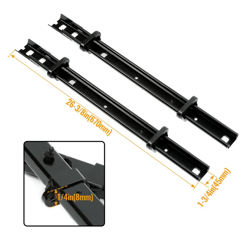 KUAFU Seat Bracket Compatible with 2015-2023 Ford Transit 2 Person