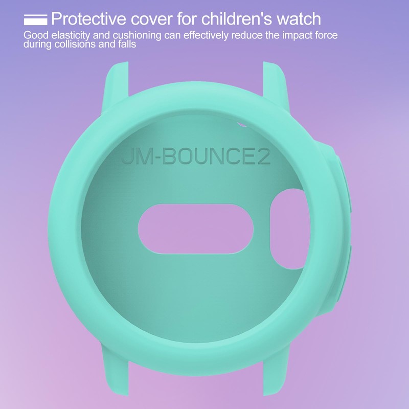 Watch Screen Protector for Garmin Bounce 2 and Silicone Case