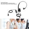 Telephone Headset Noise Canceling Comfortable Versatile Single Ear PC Headphone