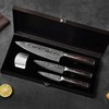 Wakoli Kitchen Knife Set, 3 Piece Professional Chef Knife Set