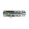 TIMCO Straight Tower Bolt - Zinc - 10" - Great for securing Flush Fitting Gates and shed Doors in a Closed Position, Adding Increased Security - One Bolt in a Pack and fixings Included.