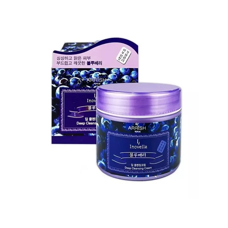 Innobella 클렌징크림 이노벨라 에리쉬 메이크업 블루베리 딥 클렌징 크림 300ml
