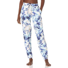 PJ Salvage Women's Loungewear Spiral Nights Banded Pant, Multi, Large