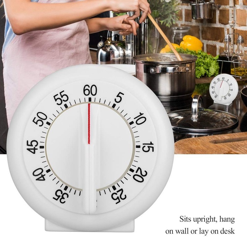 Nikou Kitchen Timer, Mechanical Timer 60 Minutes Count Down Alarm