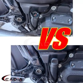 cadiaracing Dip Stick Oil Temperature Gauge For Harley Softail Low Rider Street Bob Breakout