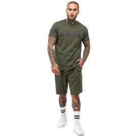 Lonsdale Men's Moy Tracksuit, Olive/Black