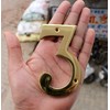 eSplanade Brass House Hotel Door Number Sign 4" Sticky Numeric