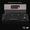 Womier ERA75 75% Wireless Mechanical Keyboard with VIA/QMK, Knob Full