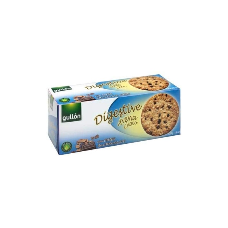Gullon Oat and Choco Digestive Cookie Biscuits - with Dark