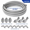 (1/2" Dia * 25 Feet) Yariwiz Flexible Electrical Conduit Liquid