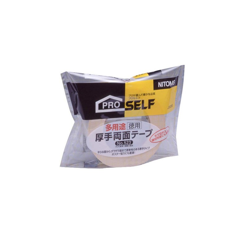 Nitoms J0080 Multi-Purpose Thick Double Sided Tape Value No.523, 1.2