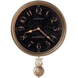 Howard Miller Dover Wall Clock II 549-666 – Vintage & Round with Quartz Movement